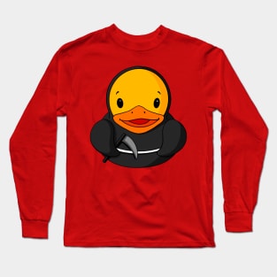 Grim Reaper Rubber Duck Long Sleeve T-Shirt